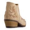 Women's Wo's Western Style Leather Booties - Forastero - 4 of 4