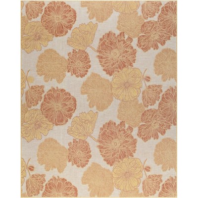Nourison Garden Oasis Floral Flatweave Indoor Outdoor Rug