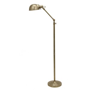 Adjustable Pharmacy Floor Lamp Silver (Lamp Only) - Decor Therapy