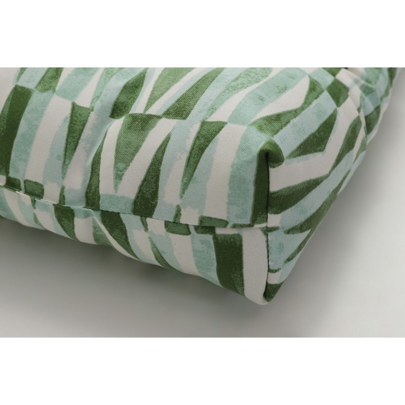 Outdoor/Indoor Blown Bench Cushion Nevis Waves - Pillow Perfect, 3 of 7
