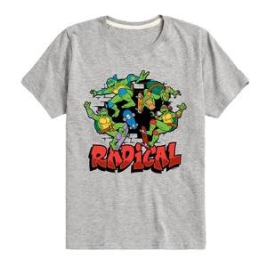 Boys' - Teenage Mutant Ninja Turtles - Radical Group Short Sleeve Graphic T-Shirt - 1 of 4