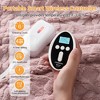 Heating Blanket, Thick Tufted Soft Electric Blanket with Heat and Timer Settings, Machine Washable Heating Blanket, Warm Blanket Gift, House Warming - 4 of 4