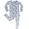 Lev Baby Boys' Viscose from Bamboo Police Convertible Zipper Romper - 3 of 4