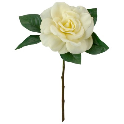 Allstate Floral 11" Cream Color Gardenia Artificial Floral Pick