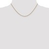 Black Bow Jewelry 1.3mm 14k Yellow Gold Solid Round Snake Chain Necklace - 2 of 4