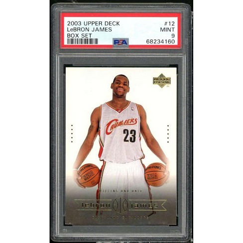 Upper deck lebron hot sale james rookie