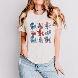 Simply Sage Market Patriotic Balloon Animal Chart Short Sleeve Tee - 1 of 4