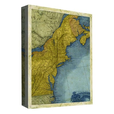 11" x 14" Travel Map Decorative Wall Art - PTM Images