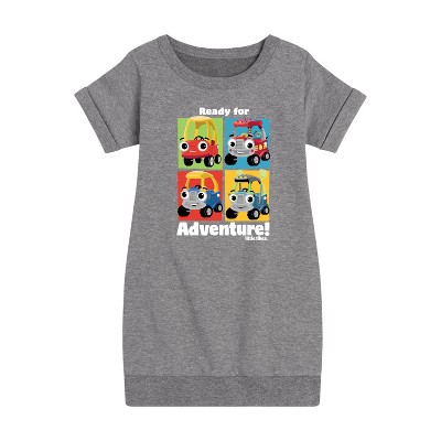 - Little Tikes - Ready for Adventure Graphic Short Sleeve Fleece Dress