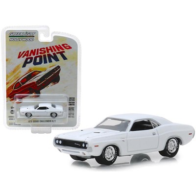 1970 Dodge Challenger R/T White "Vanishing Point" (1971) Movie "Hollywood" Series 22 1/64 Diecast Model Car Greenlight