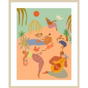 Amanti Art Vacation by Arty Guava Wood Framed Wall Art Print - 1 of 4
