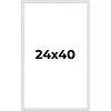 PosterPalooza | Textured White Picture Frame - UV Acrylic, Foam Board Backing, Hanging Hardware - 2 of 4