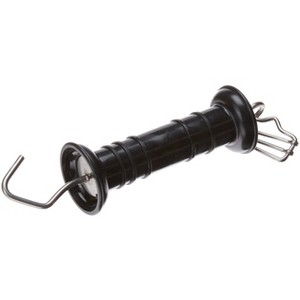 Field Guardian Medium Duty Gate Handle - Plated - 2" Tape End Buckle Black - 1 of 2