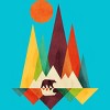 Girl's Design By Humans Mountain Bear By radiomode T-Shirt - 2 of 3