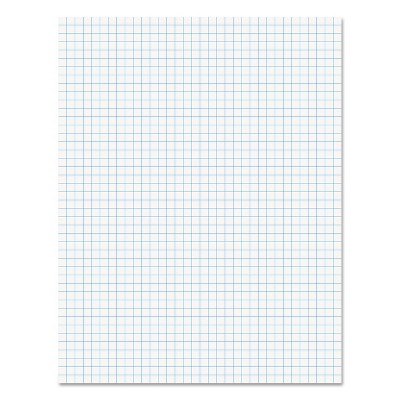 Universal Economy Ruled Writing Pads Quadrille 8 1/2" X 11 3/4" White 50 Sheets 1 dozen 20631