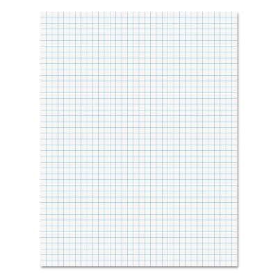 Universal Economy Ruled Writing Pads Quadrille 8 1/2" X 11 3/4" White 50 Sheets 1 dozen 20631