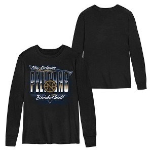 NBA New Orleans Pelicans Kids' Black Long Sleeve T-Shirt - 1 of 3