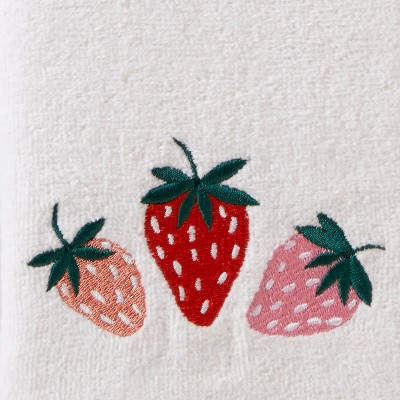 2pc Summer Strawberries Hand Towel Set - Skl Home : Target