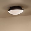 Bretta - 3 Light Flush Mount In Traditional Style-7.5 Inches Tall and 17.75 Inches Wide-Black Finish - 3 of 4