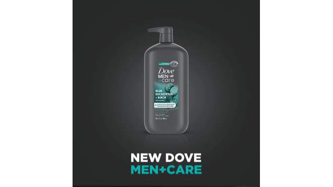 Dove Men+Care Blue Eucalyptus + Birch Micromoisture Relaxing Body + Face Wash - 30 fl oz, 2 of 10, play video
