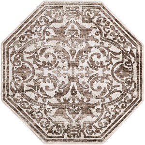 Unique Loom Hermitage Collection Area Rug - Peacock - 1 of 4
