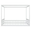 YOOCOZZ Full Size Wood Canopy Bed with Fence - 4 of 4