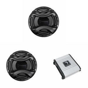 Diamond Audio Two Dmdsh Shallow 12" Dvc 2Ω 200W Rms Subwoofers And One Dmd500.1D 1-Ch 500W Amp W/Remote - 1 of 4