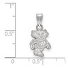 Black Bow Jewelry Sterling Silver Wisconsin Badgers NCAA Small Pendant - 2 of 3