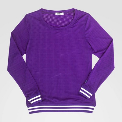 NCAA Kansas State Wildcats Mesh Sweatshirt - Purple L