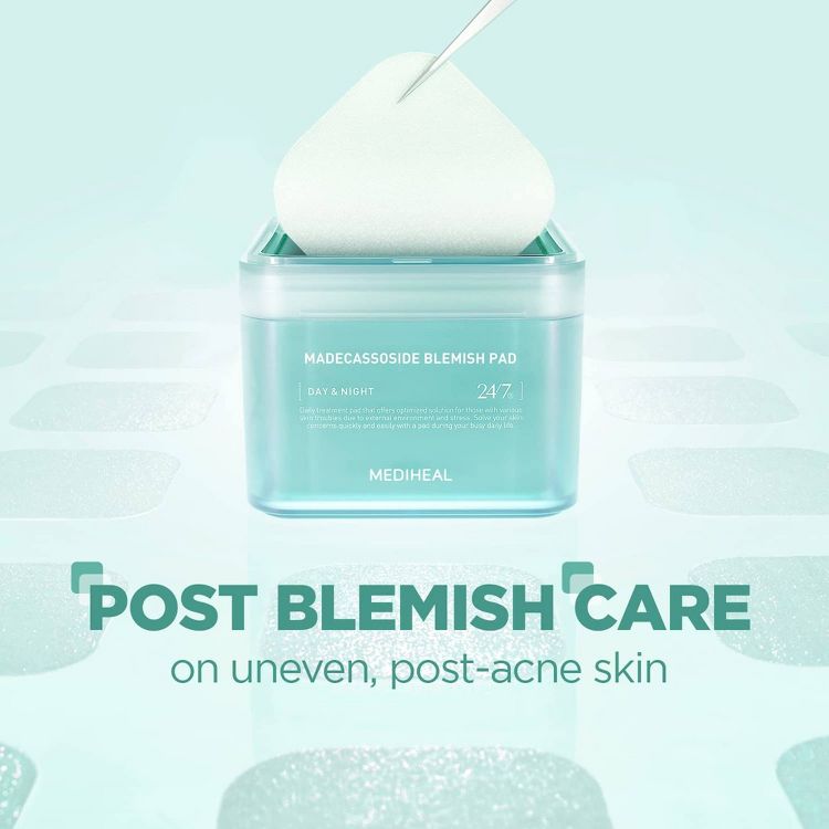 MEDIHEAL Madecassoside Blemish Toner Pads - 100ct: Dark Spot Reduction, Skin Tone Improvement, Soothing, Sensitive Skin, 3 of 11