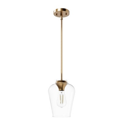Hunter Fan Vidria Glass 1-Light Mini Pendant Ceiling Light Fixture