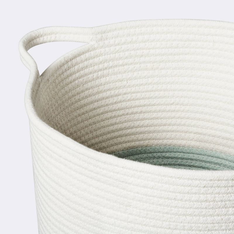 Coiled Rope Bin with Color Band - Cloud Island™, 4 of 9