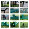 NicBex 6x8 FT Polycarbonate Greenhouse with Raised Base and Anchor Aluminum Heavy Duty Walk-in Greenhouses for Outdoor Backyard in All Season, Green - 4 of 4