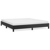 vidaXL Bed Frame Black 76 in.x79.9 in. King Faux Leather - 2 of 4
