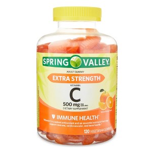 Spring Valley Extra Strength Vitamin C Gummies, 500 mg, 120 Ct | Immune Support - 1 of 4