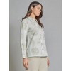 Jones New York Roll-Tab Button-Front Blouse - 2 of 3
