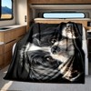 Four Seasons Interior Decoration Car Nap Blanket with Rest Shih Tzu Pattern Fleece Blanket Bedding, Christmas Gifts - 2 of 4