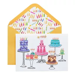 Birthday Card Cakes and Gems - PAPYRUS