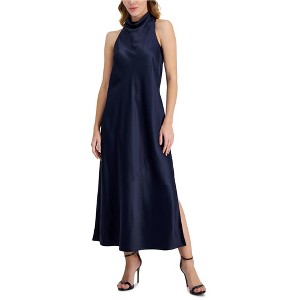 Anne Klein Womens Satin Trim Shift Dress - 1 of 1