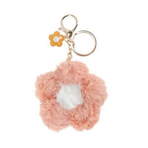 Unique Bargains Halloween Christmas Cherry Blossoms Pom Pom Handbag Charm 1 Pc - 1 of 4