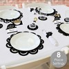 Big Dot of Happiness Masquerade - Mask Party Paper Charger and Table Decorations - Chargerific Kit - Place Setting for 8 - 2 of 4