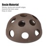 Unique Bargains 1.30x2.24 Inches Resin Aquarium Hideaway Rock Cave Fish Tank Decoration Brown - 3 of 4