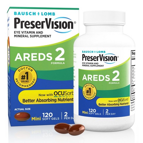 Preservision Areds 2 Eye Vitamin and Mineral Softgels - 120ct - image 1 of 4