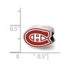 Black Bow Jewelry Sterling Silver Montreal Canadiens NHL Bead Charm - 3 of 4