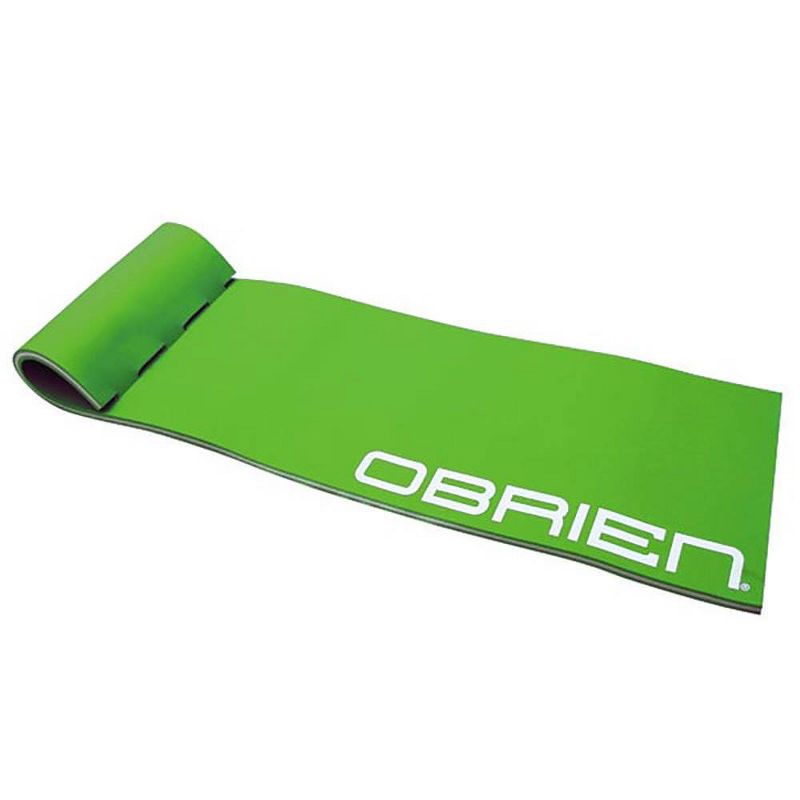 OBrien Foam Water Lounge 86 x 24 In. Pool or Lake Floating Lounger Mat, Green, 1 of 7