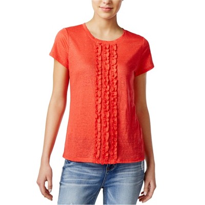 maison Jules Womens Cotton Short Sleeve Basic T-Shirt