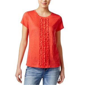 maison Jules Womens Cotton Short Sleeve Basic T-Shirt - 1 of 1