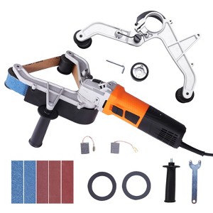 VEVOR Pipe Tube Polisher Sander, 1000W Pipe Belt Sander with 6 Variable Speeds 1100-3200rpm, Professional Belt Sander Grinding Machine - 1 of 4