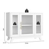 Buffet Storage Cabinet with Fluted Glass Door, 36" Modern Sideboard Cabinet with 2-Tier Storage - 2 of 4