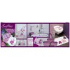 Evideco French Home Goods Bathroom Mat Border Rug Softies 32”L X 20"W - 3 of 4